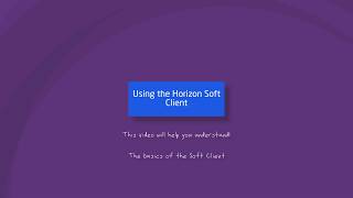 How to use Horizon Soft Client screenshot 1