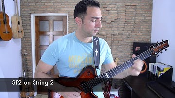 3-string Guitar Improvisation in D Dorian