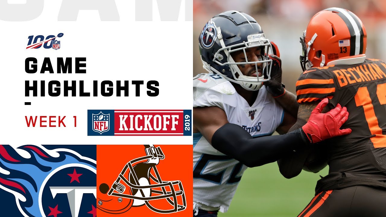 Titans vs. Browns Week 1 Highlights | NFL 2019
