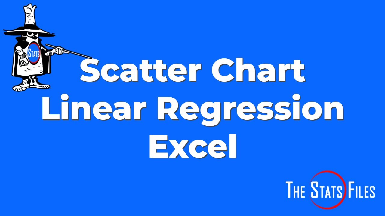 How to make a Scatter Chart for Linear Regression using the Excel Data ...