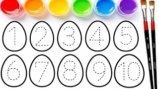 12345 | Numbers | 1234 Number Names | 1 to 10 counting | 12345 learning for kids | 123 songs| colors