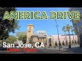 【4K アメリカドライブ】今やゴーストタウンと化したカリフォルニア3番目の人口都市サンノゼダウンタウンをドライブ!!