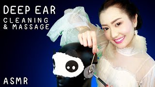 ASMR Ear Cleaning and Massage Binaural 👂🏻 ASMR ไทย แคะหู ปั่นหู ทำความสะอาดหู นวดหู