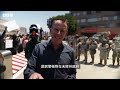 洛杉磯示威：特朗普打擊無證移民爆抗議潮 加州州長斥此舉越權－ BBC News 中文