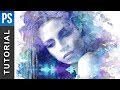 Beautiful Watercolor Portrait Effect - Photoshop Tutorial