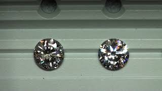Showcasing a 1.9ct G SI1 & 2ct H SI1 Diamond in Different Lighting