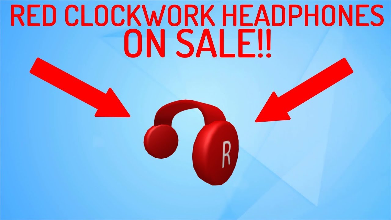 Red Clockwork Headphones On Sale Roblox Presidents Day Sale