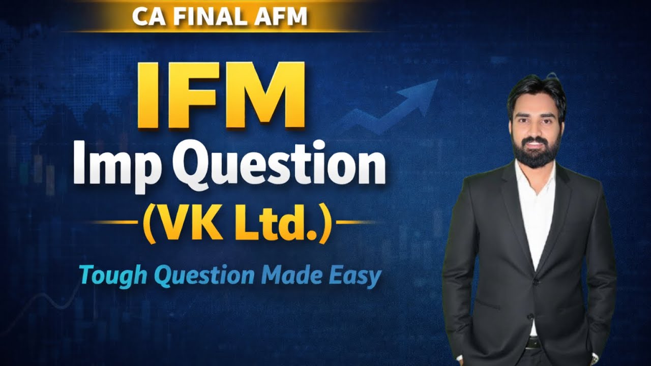 VK Limited - International Financial Management | CA FINAL AFM