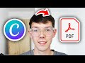 How To Save Canva To PDF - Download As PDF