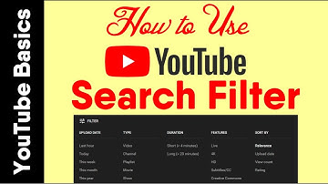 How to Use YouTube Search Filter? - YouTube Filter Settings