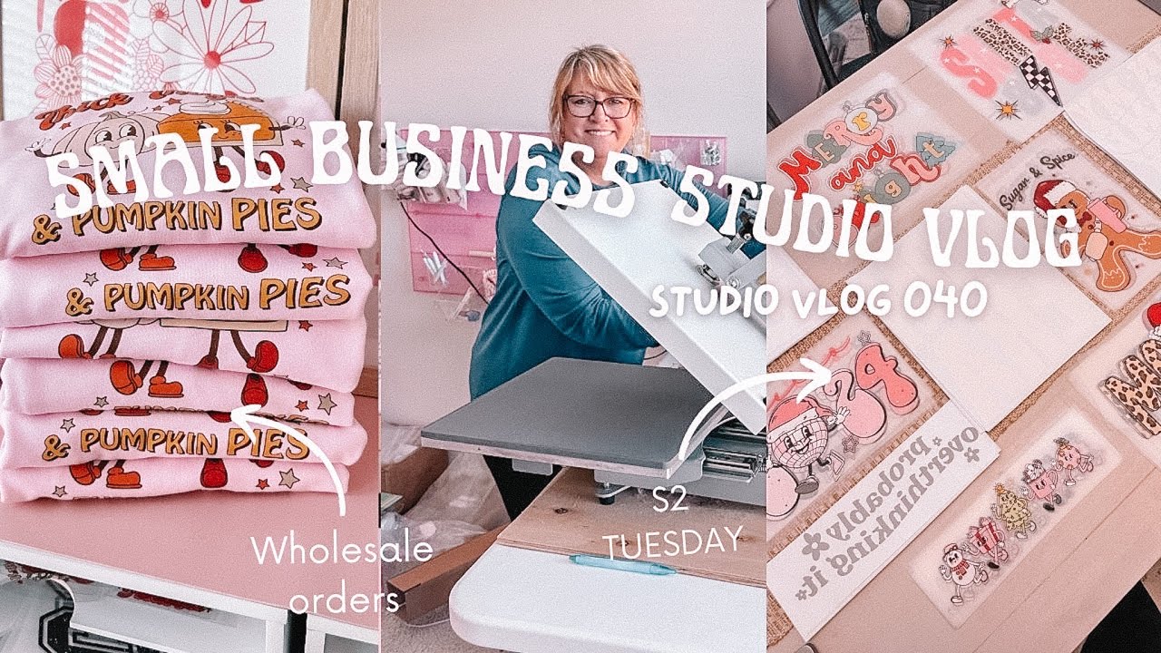Day in the Life of a Small Business Owner, ASMR Packing Orders, Studio ...