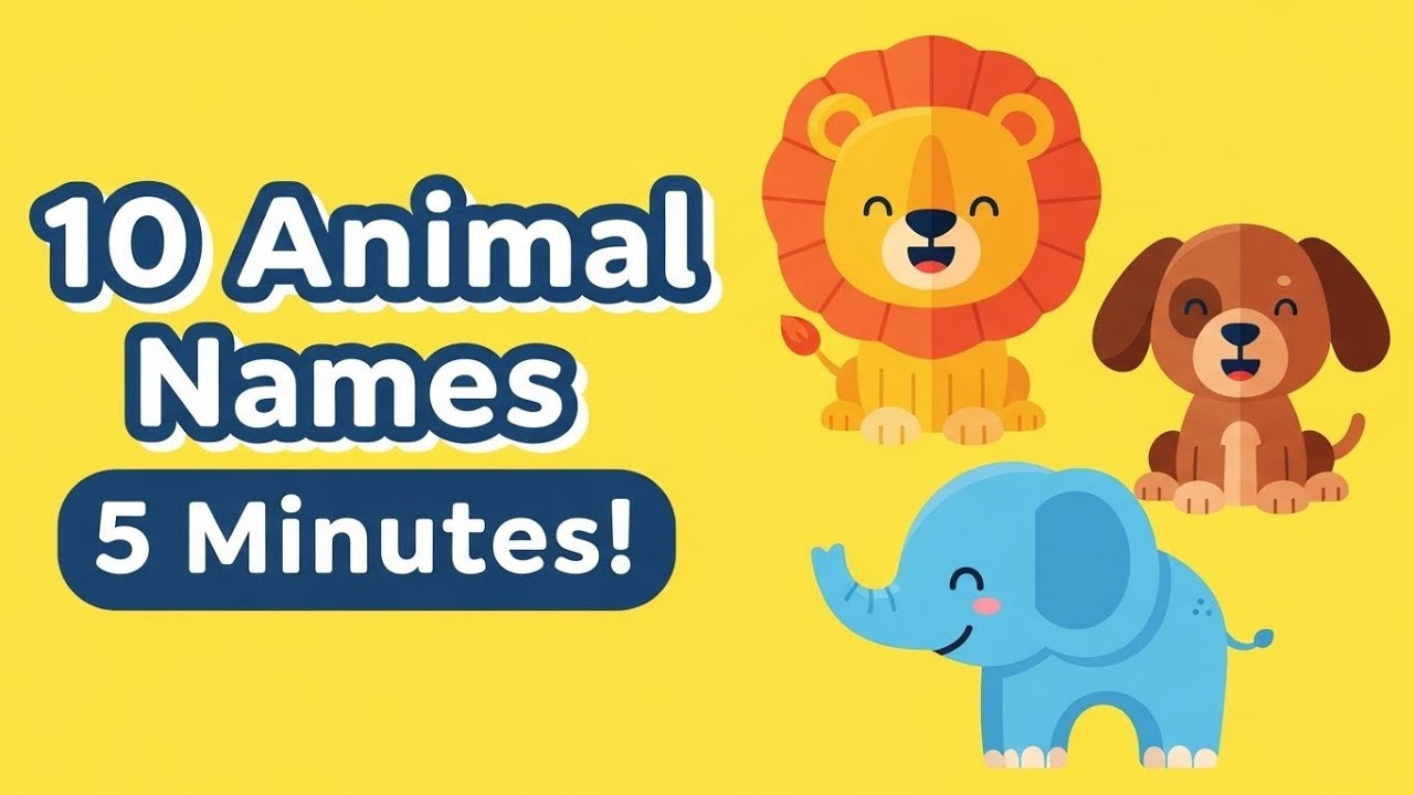 What's the BEST Way to Learn Animal Names for Kids