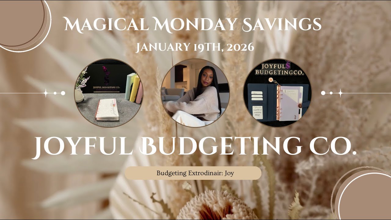 ✨Magical Monday Week 4💰$1K Savings Challenge + Holiday Budget🎉4 Weeks Strong Cash Stuffing