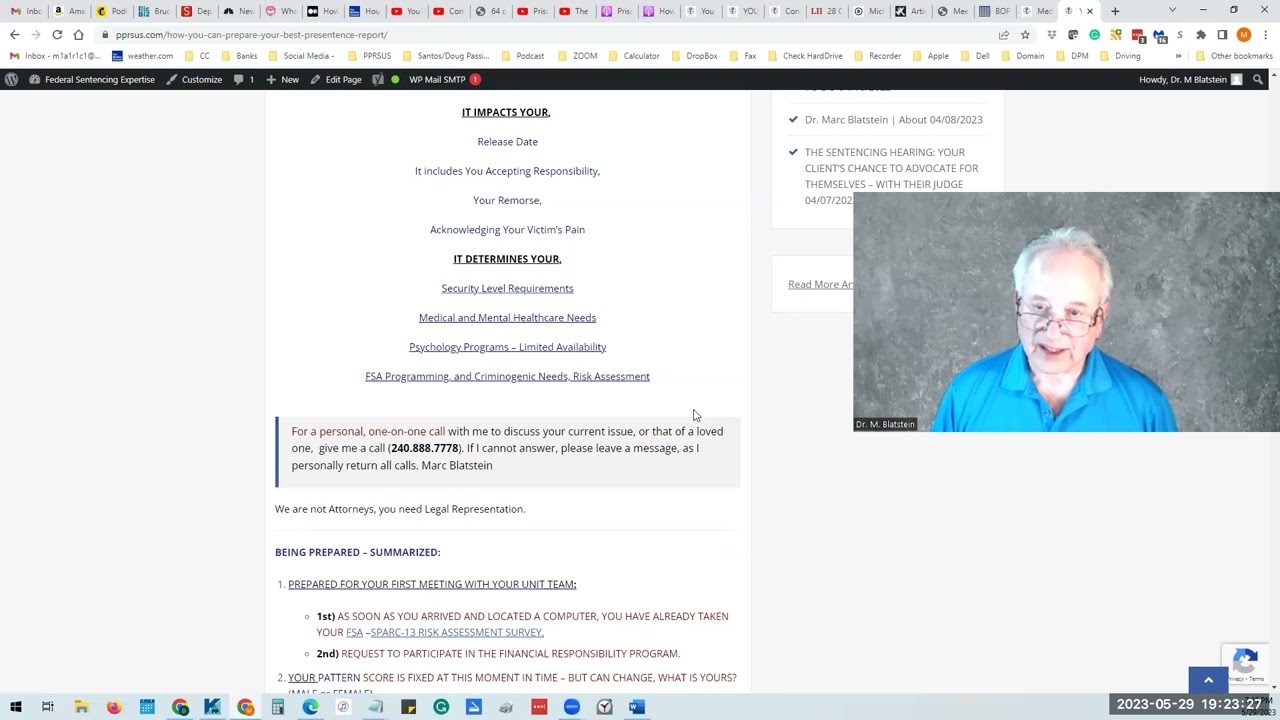 PREPARE FOR YOUR INTERVIEW LIKE YOUR LIFE DEPENDS ON IT - THE PRESENTENCE REPORT IS YOUR FUTURE