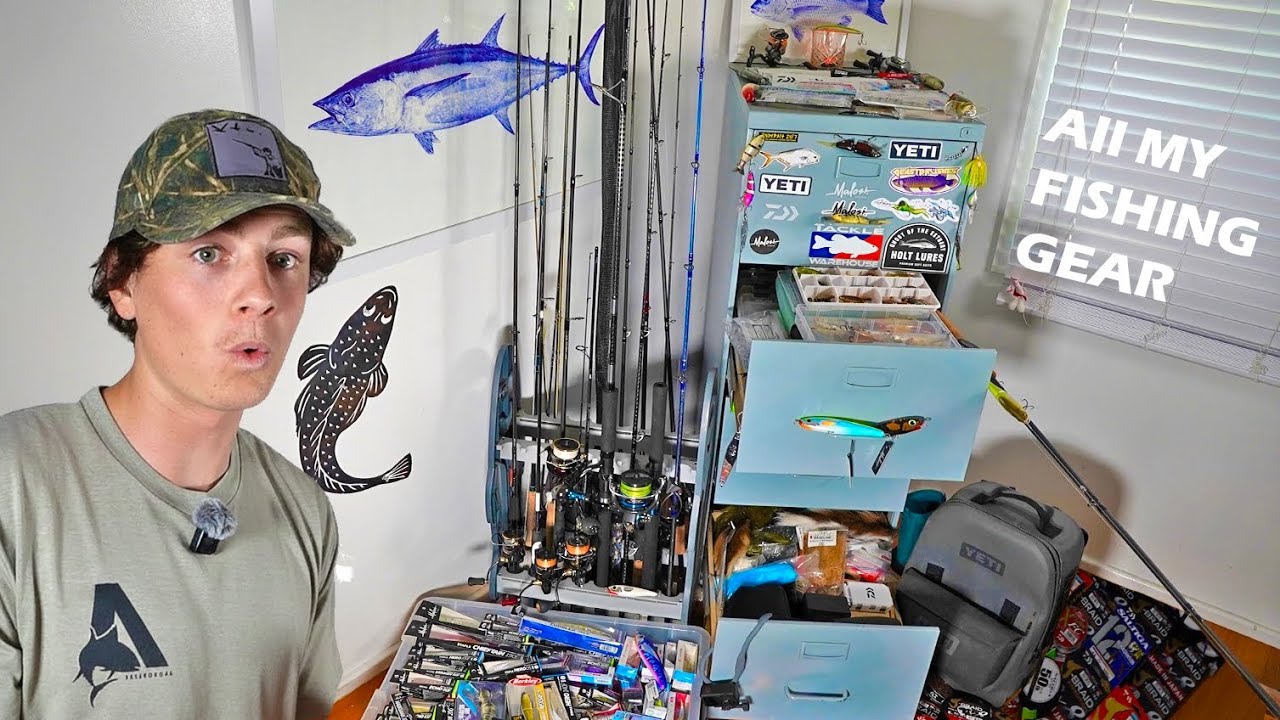 Insane Fishing Gear Collection! | Rods, Reels, Lures, Accessories