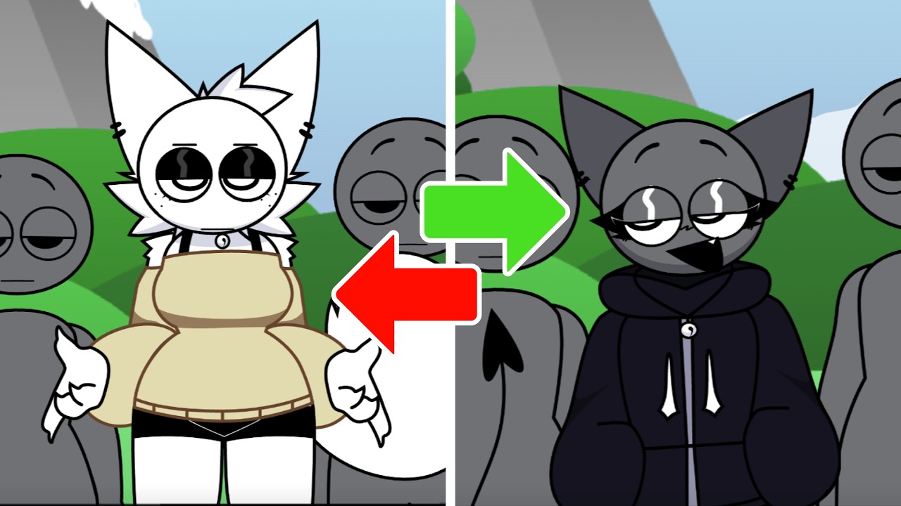 Swap all Character in Sprunki Retake New Human - YouTube