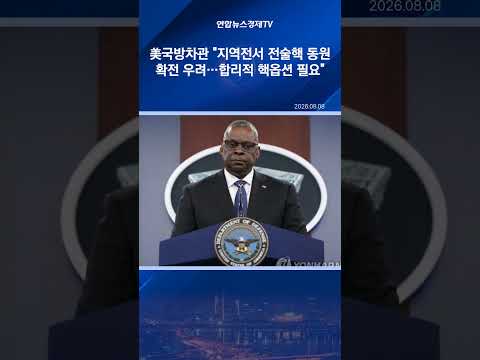 美국방차관 "지역전서 전술핵 <strong>동원</strong> 확전 우려…합리적 핵옵션 필요"