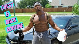 How I Workout Every Day | QUICK Chest & Back Routine | The Tune Up Ep. 8