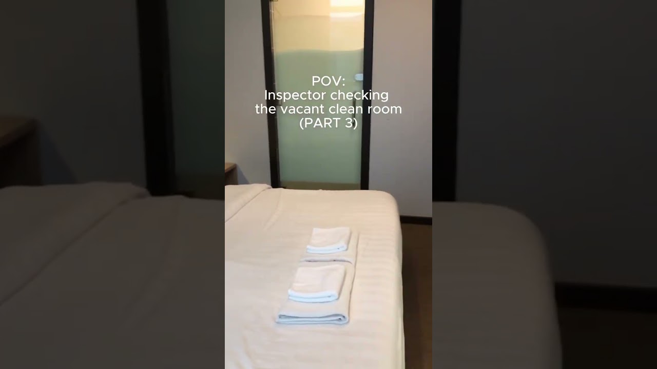 POV : Inspector checking the vacant clean room pt 3 