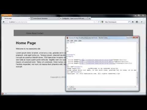 CodeIgniter Tutorials Basic Website URL Helper Part 4 8