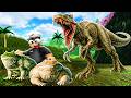 Becoming a GIANT FROG vs GIANT DINOSAURS!? (Dinosaur Simulator)
