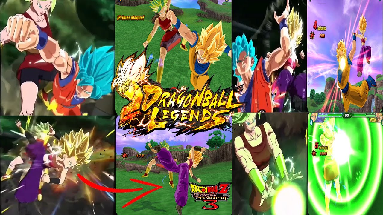 COMBINED ATTACK [SYMMETRICAL -BLASTER] LEGENDS DBZ BT3 MODS 