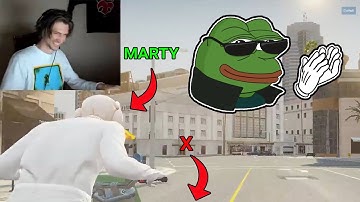 xQc gets saved by Marty after failing to flee from court