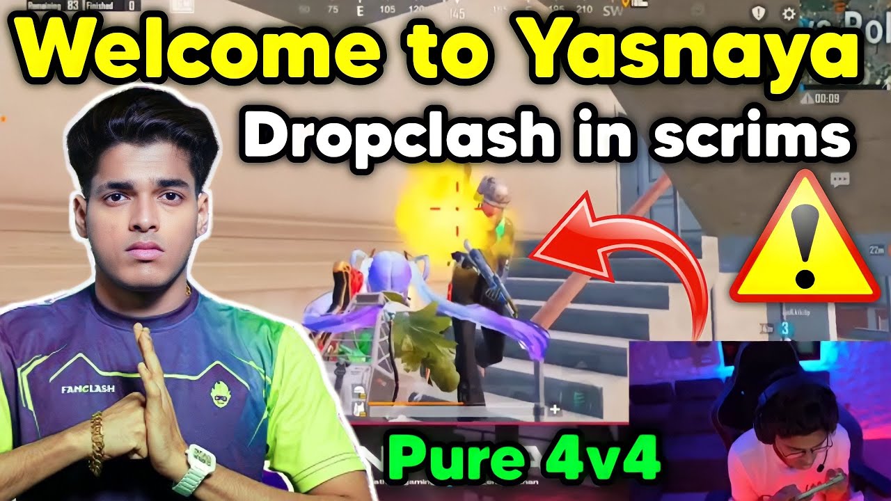 Jonathan 4v4 dropclash in scrims 😲 Godlike welcome enemy team in ...