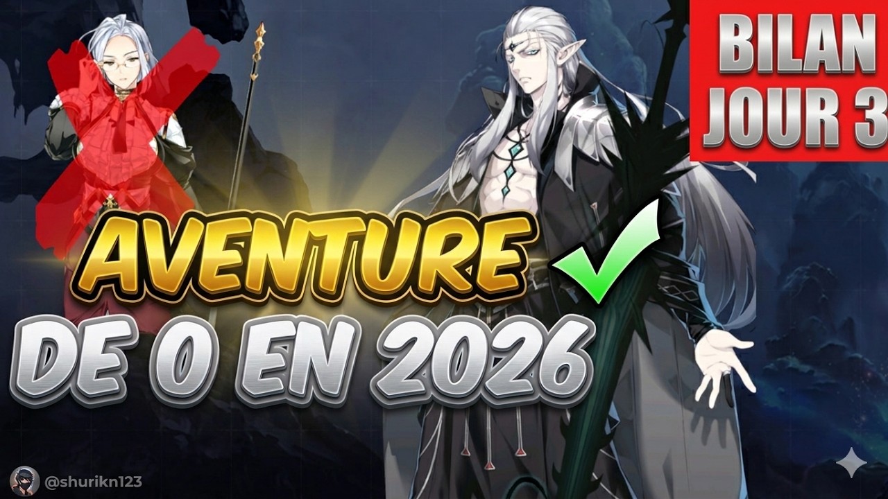 Aventure de 0 : Jour 3 - Chasse Vouivre terminée | guide Epic Seven 2026
