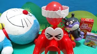 ドラえもん　バイキンマン　おもちゃ　怒っタコ　風船割り♡ぴよこおねえさん♡