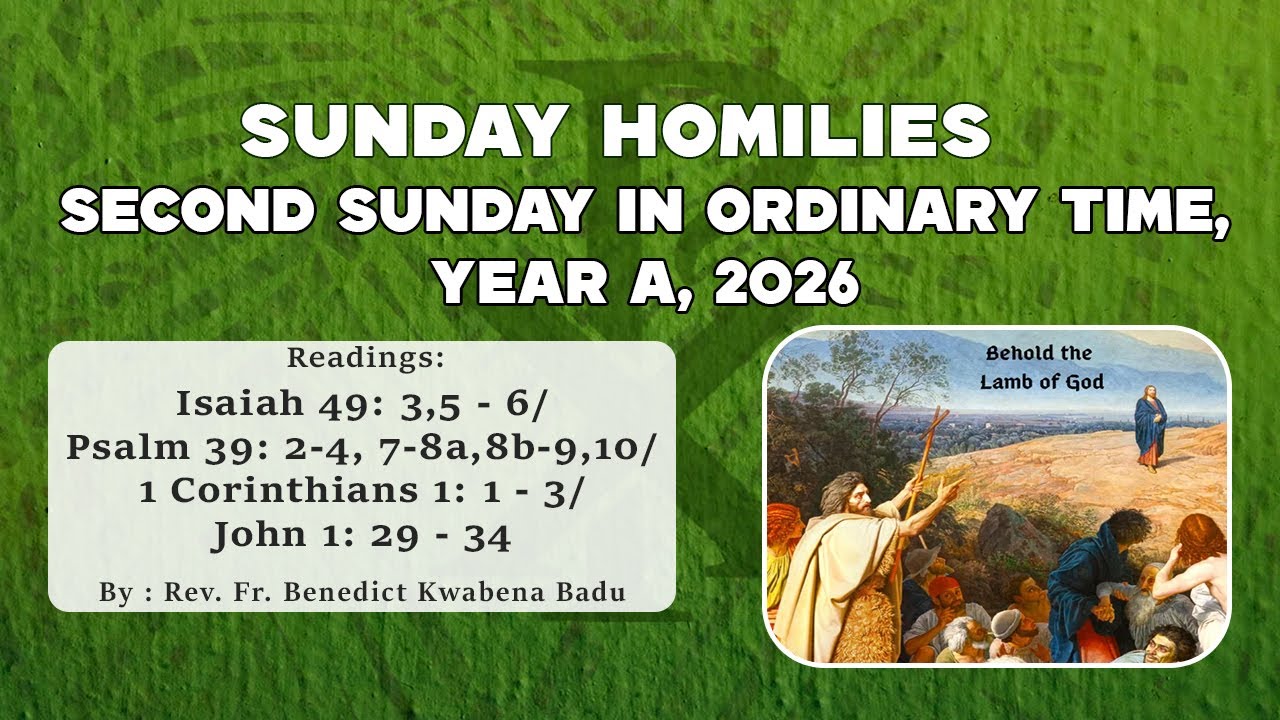SECOND SUNDAY IN ORDINARY TIME (YEAR A, 2026)