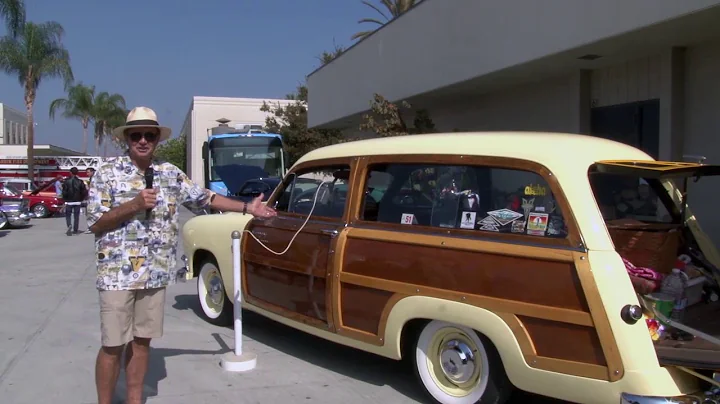 1951 Ford Country Squire Woody at Anaheim High Colony Classic Car Show