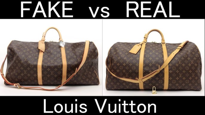 How To Spot Real Vs Fake Louis Vuitton Keepall 55 Bag – LegitGrails