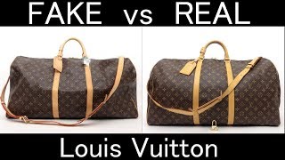 REAL OR FAKE Louis Vuitton duffle bag? 