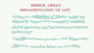 LECTURE 4 SIMPLE ARRAY IMPLEMENTATION OF LIST