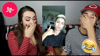 REACTING TO OUR OLD MUSICALLYS *Cringey*