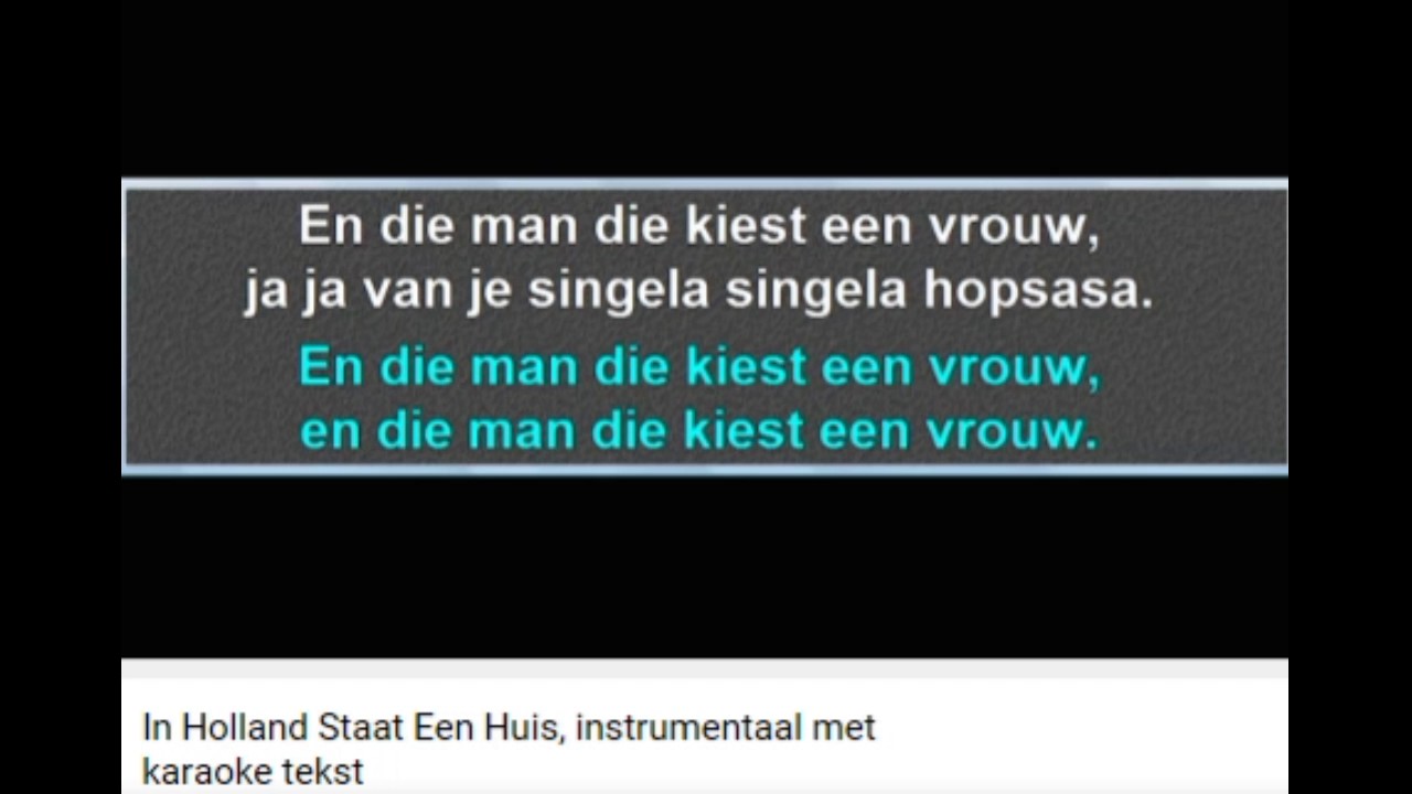 In Holland staat een huis, met fluitje 1705 YouTube In Holland staat een huis, met fluitje 1705 YouTube