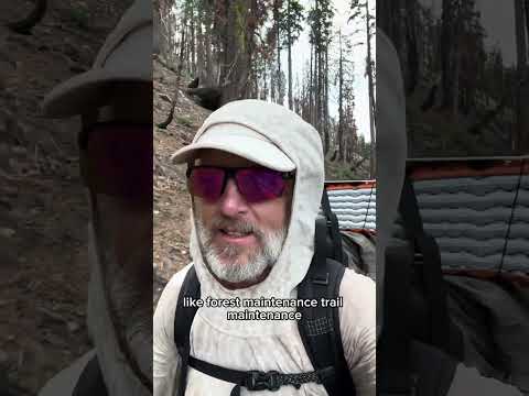 Day 105: Escaping The Etna Exodus After The Big Cliff Fire. More Hail Hiking From Mexico To Canada