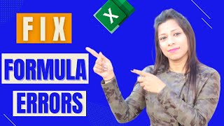 How To Remove Errors in Excel | Fixing Common Errors in Excel | All Formula Errors in Excel | Error