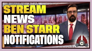 CohhCarnage Stream News: Channel Notifications From Ben Starr!!! Guide