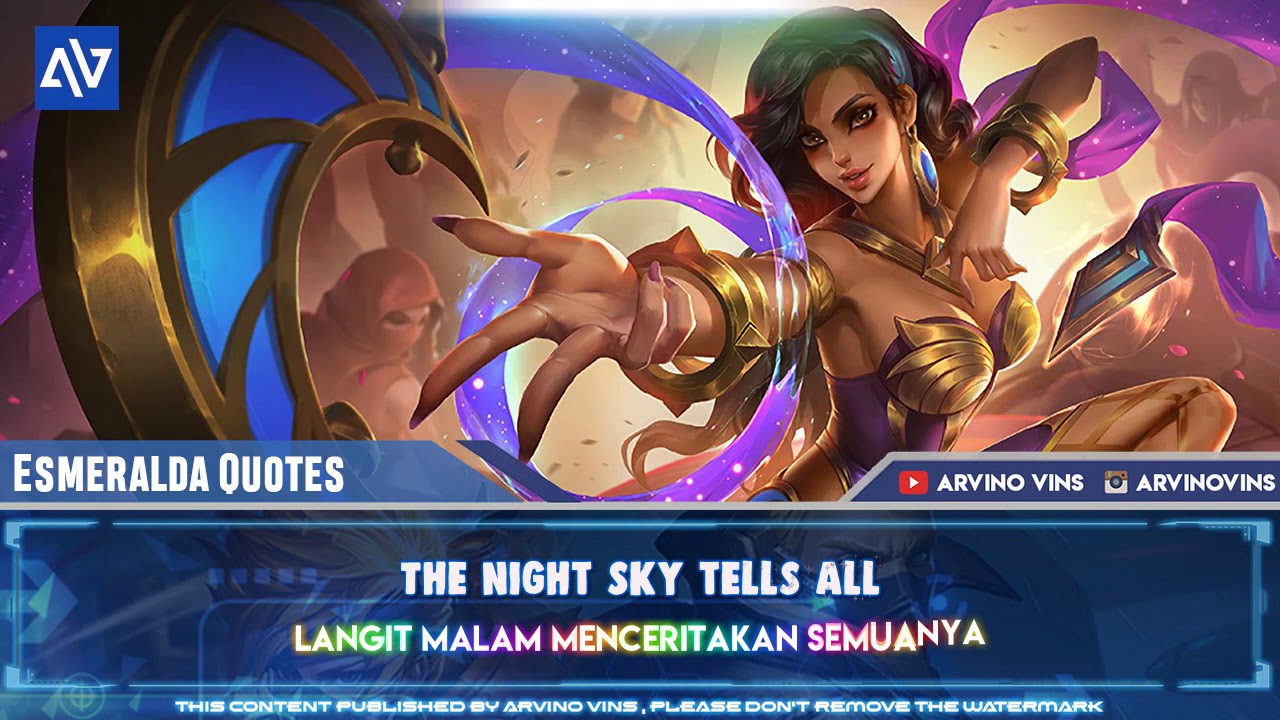 Esmeralda Quotes Terjemahan Indonesia - Mobile Legends - YouTube