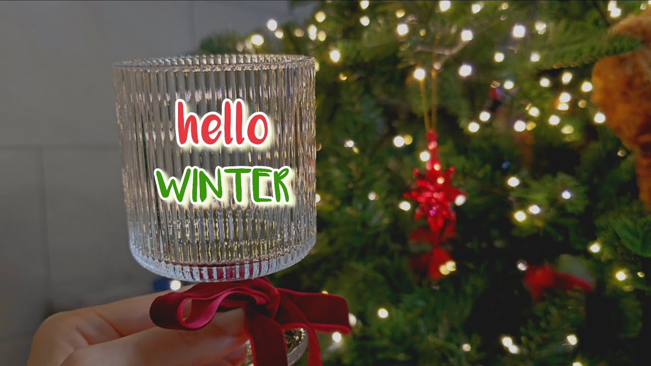 일상브이로그 | 12월 | 겨울이쟈나 | 스와그 만들고 가족과 크리스마스 분위기 내기🎄