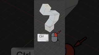 The Secret Blender Extrude Shortcut You Need! 🖱️✨