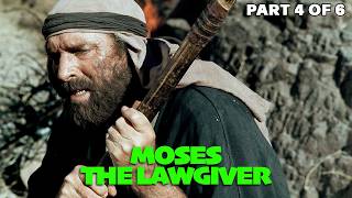 Moses The Lawgiver | PART 4 of 6 | FULL MOVIE | Burt Lancaster, Anthony Quayle | Spiritual Drama