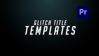 Free Glitch Titles Templates for Adobe Premiere Pro Motion Graphics Templates. Free Glitch Titles Templates for Adobe Premiere Pro Motion Graphics Templates.