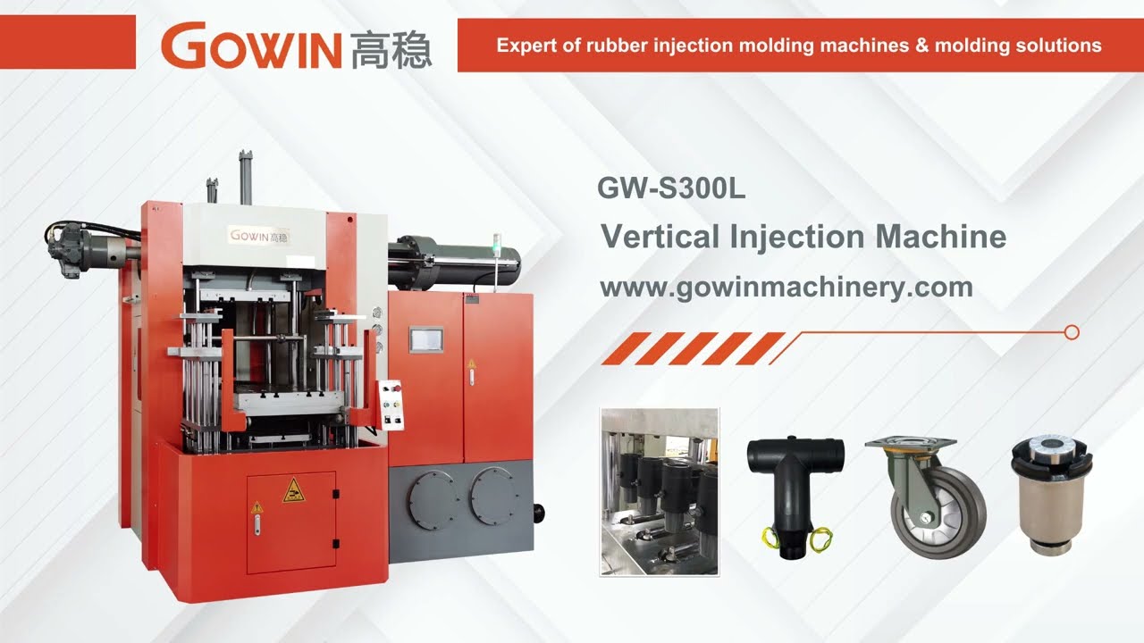 GOWIN GW-S300L Vertical Rubber Injection Machine Achieve Superior Precision 