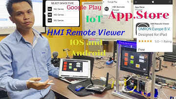 NB Web Interface IoT HMI Remote Viewer Omron Supports HMI NS, NB and NA  App.IOS or Android #omron
