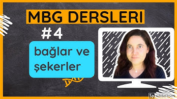 Moleküler Biyoloji ve Genetik Dersleri #4: Bağlar ve Şekerler