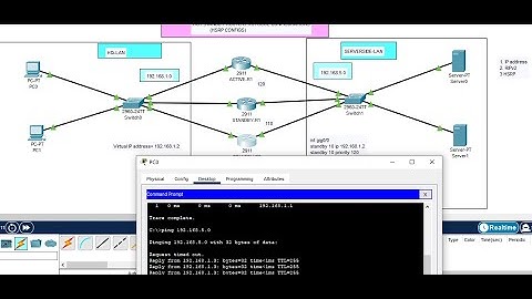 Part 1: HSRP Configurations | How to Configure Hot Standby Router Protocol (HSRP) in Packet Tracer