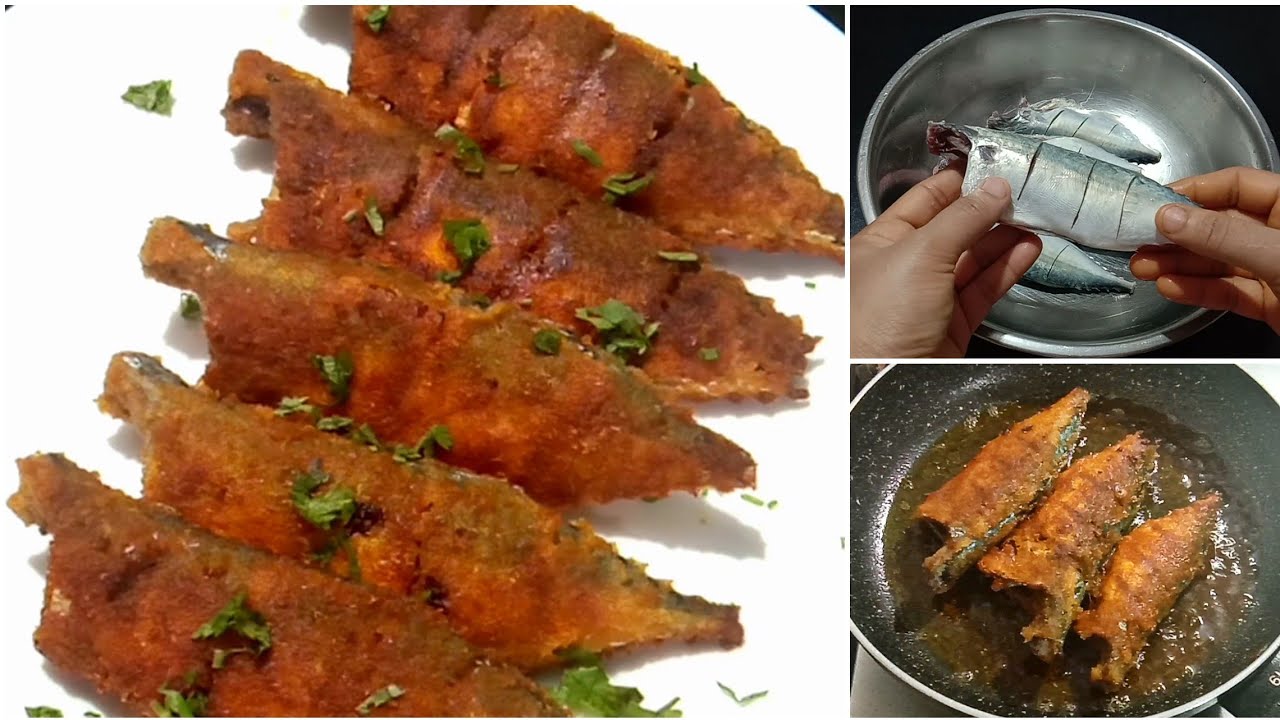 बांगडा फिश रवा फ्राय। Bangadaa fish rava fry - YouTube